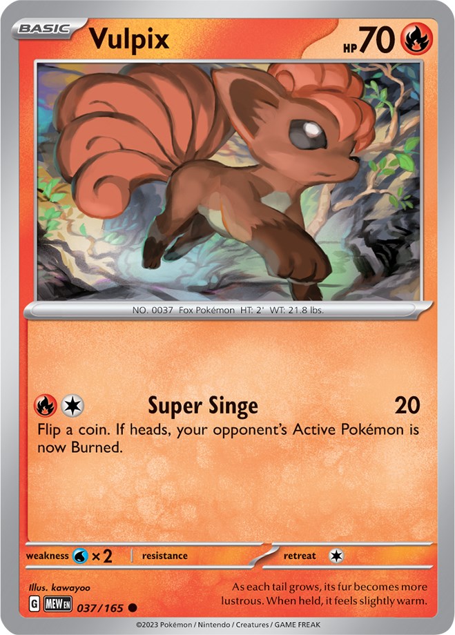 Vulpix (037/165) [Scarlet & Violet: 151] | North Valley Games