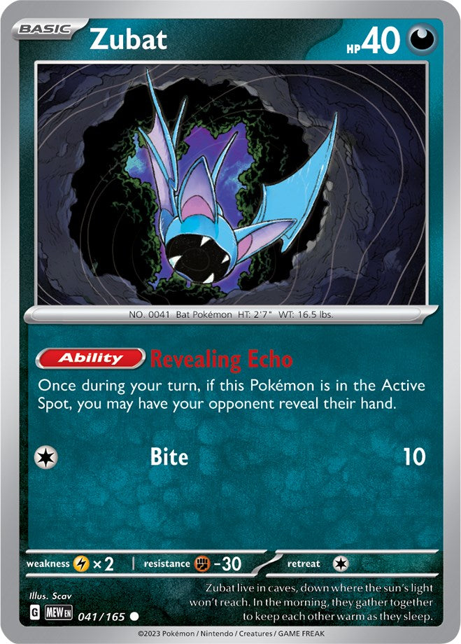 Zubat (041/165) [Scarlet & Violet: 151] | North Valley Games