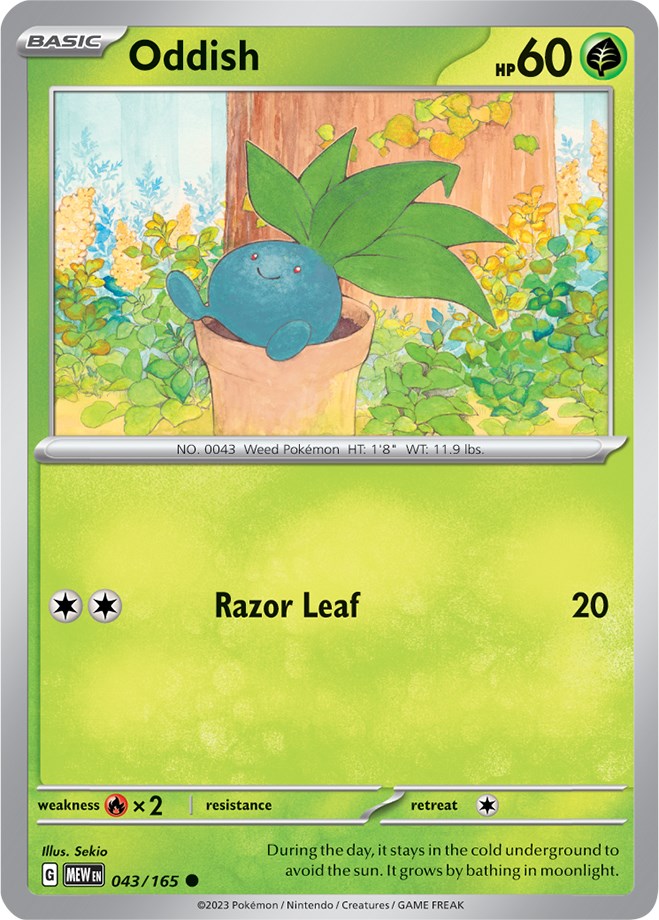 Oddish (043/165) [Scarlet & Violet: 151] | North Valley Games