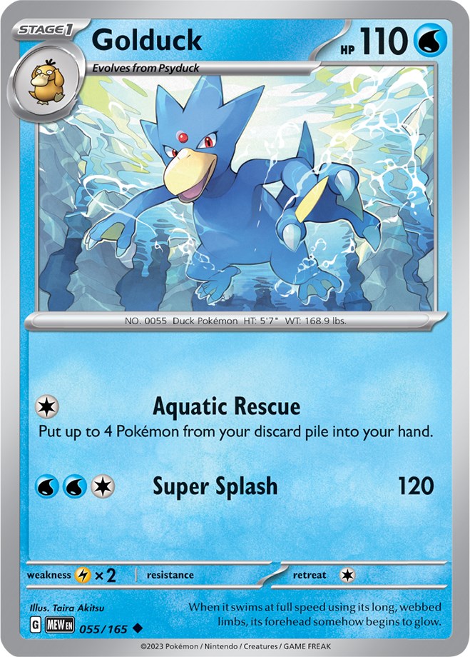 Golduck (055/165) [Scarlet & Violet: 151] | North Valley Games