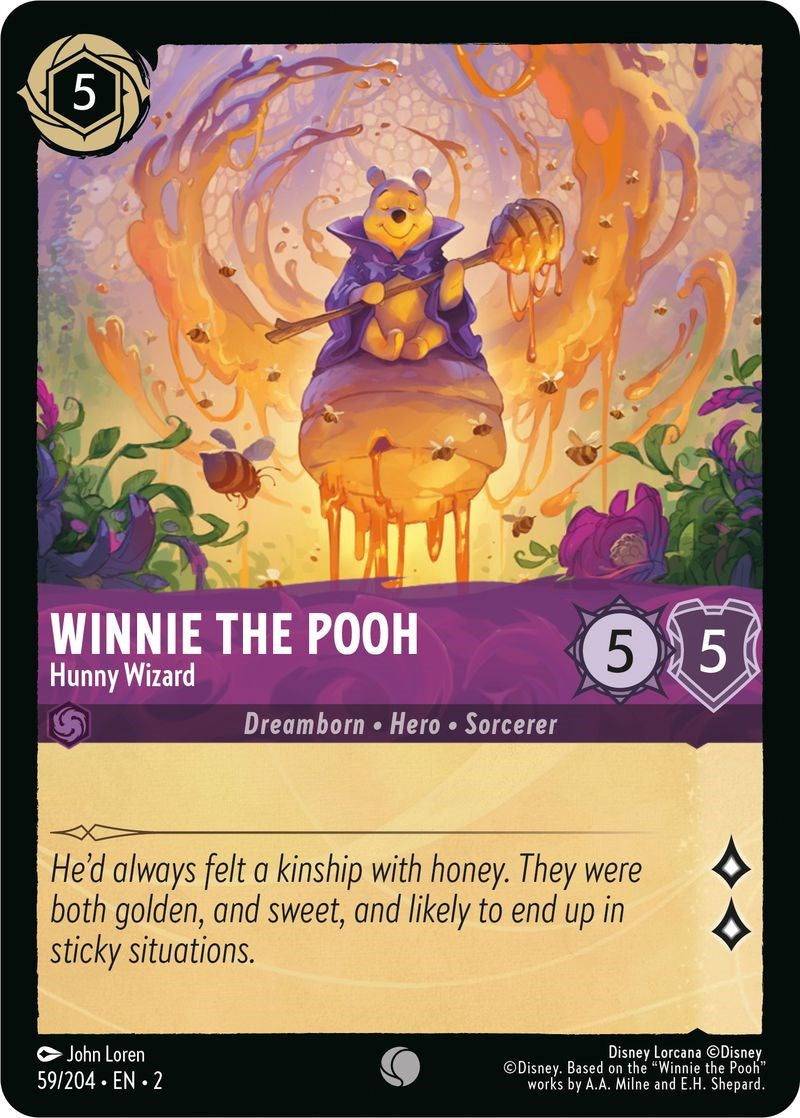 Winnie the Pooh - Hunny Wizard (59/204) [Rise of the Floodborn] | North Valley Games