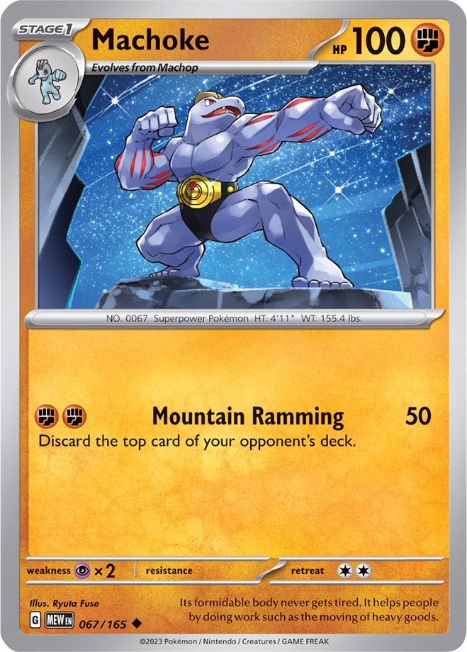 Machoke (067/165) [Scarlet & Violet: 151] | North Valley Games