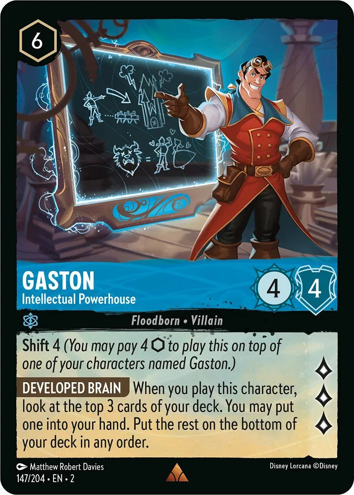 Gaston - Intellectual Powerhouse (147/204) [Rise of the Floodborn] | North Valley Games