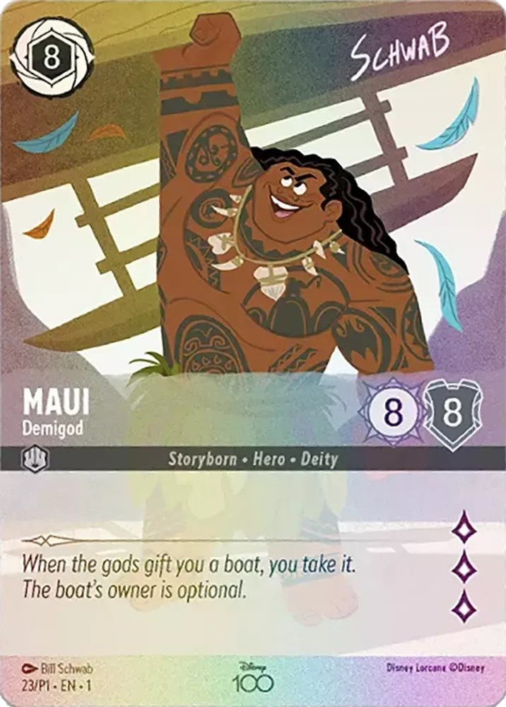 Maui - Demigod (Alternate Art) (23) [Disney100 Promos] | North Valley Games