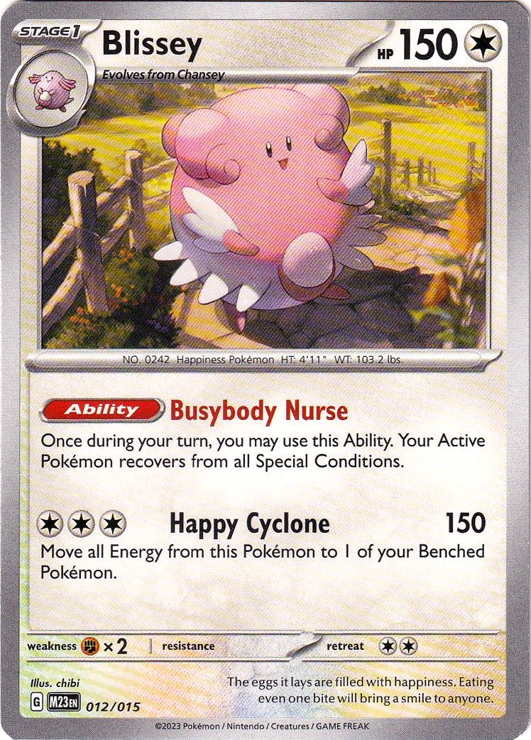 Blissey (012/015) [McDonald's Promos: 2023 Collection] | North Valley Games
