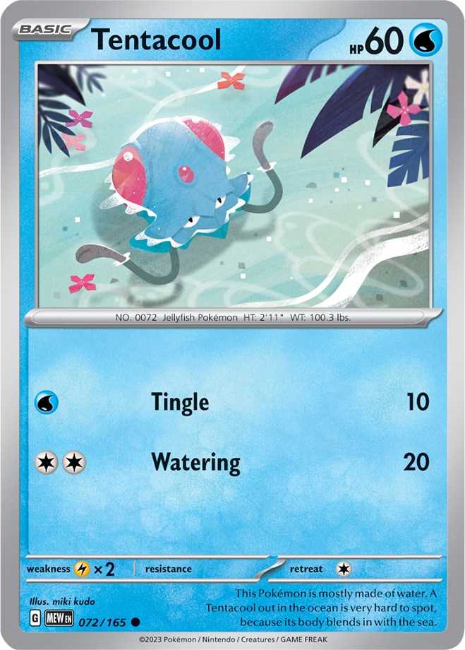 Tentacool (072/165) [Scarlet & Violet: 151] | North Valley Games