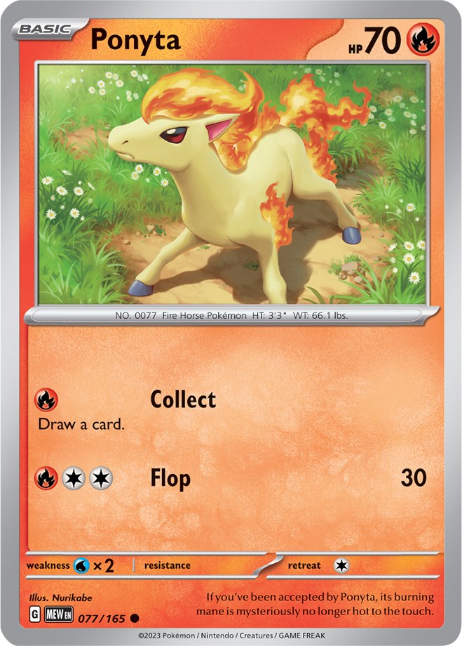 Ponyta (077/165) [Scarlet & Violet: 151] | North Valley Games