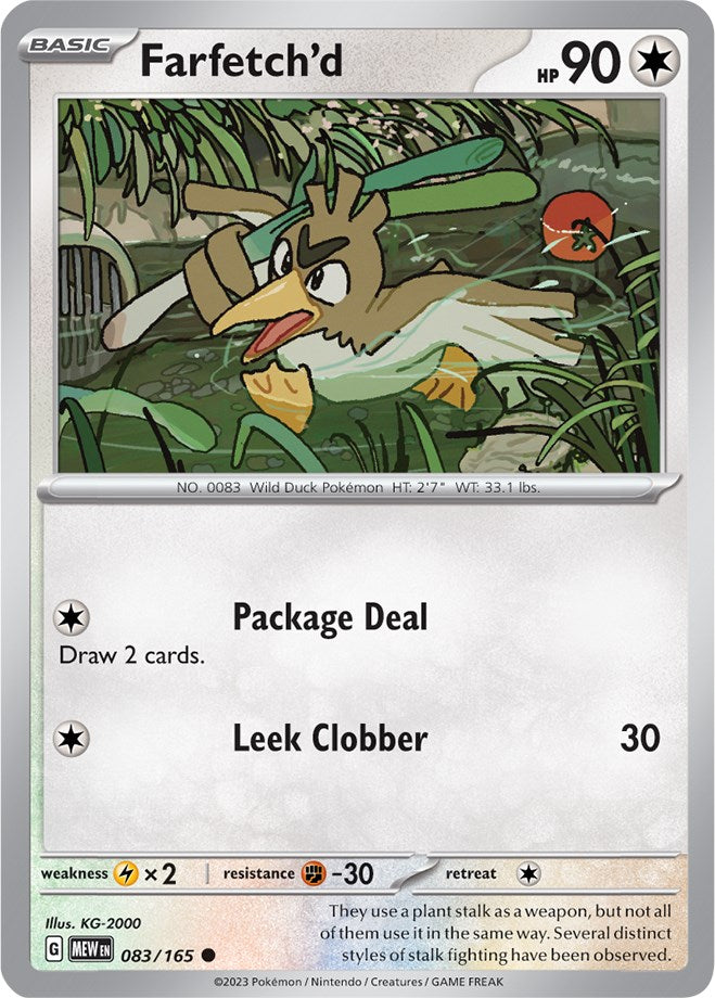 Farfetch'd (083/165) [Scarlet & Violet: 151] | North Valley Games