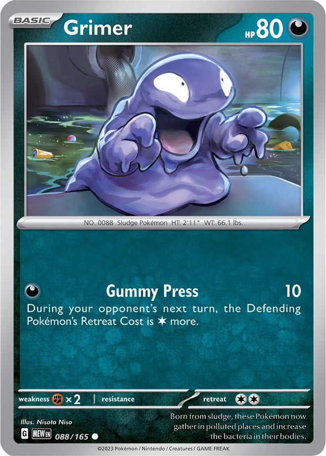 Grimer (088/165) [Scarlet & Violet: 151] | North Valley Games