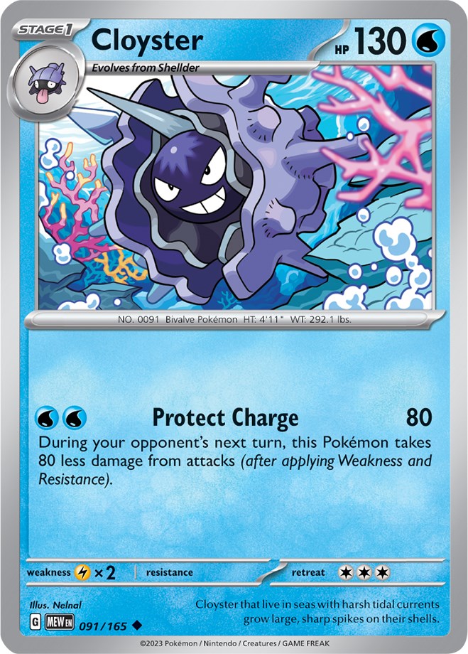 Cloyster (091/165) [Scarlet & Violet: 151] | North Valley Games