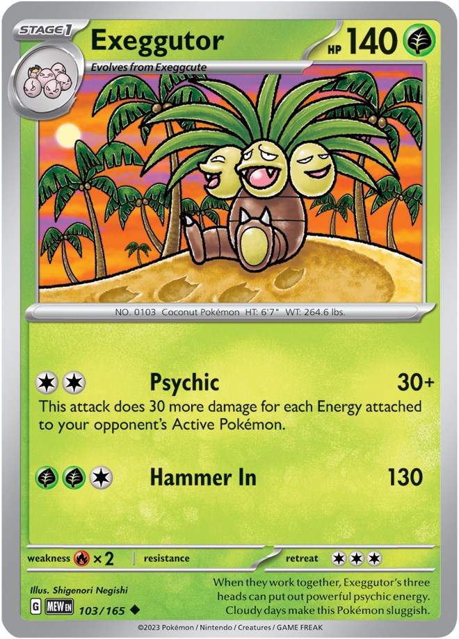 Exeggutor (103/165) [Scarlet & Violet: 151] | North Valley Games