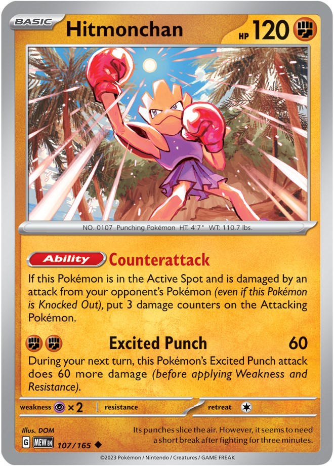 Hitmonchan (107/165) [Scarlet & Violet: 151] | North Valley Games