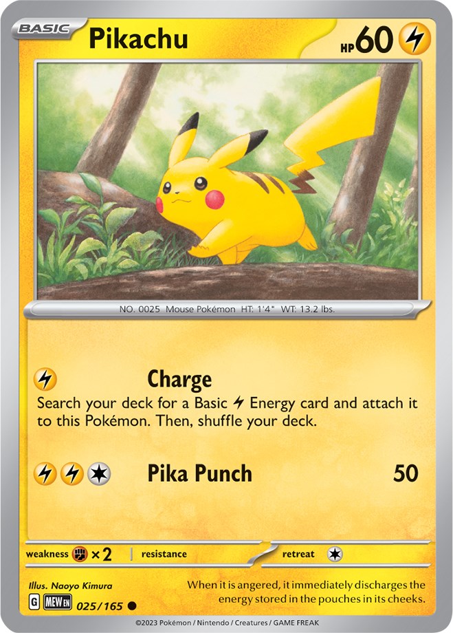 Pikachu (025/165) [Scarlet & Violet: 151] | North Valley Games