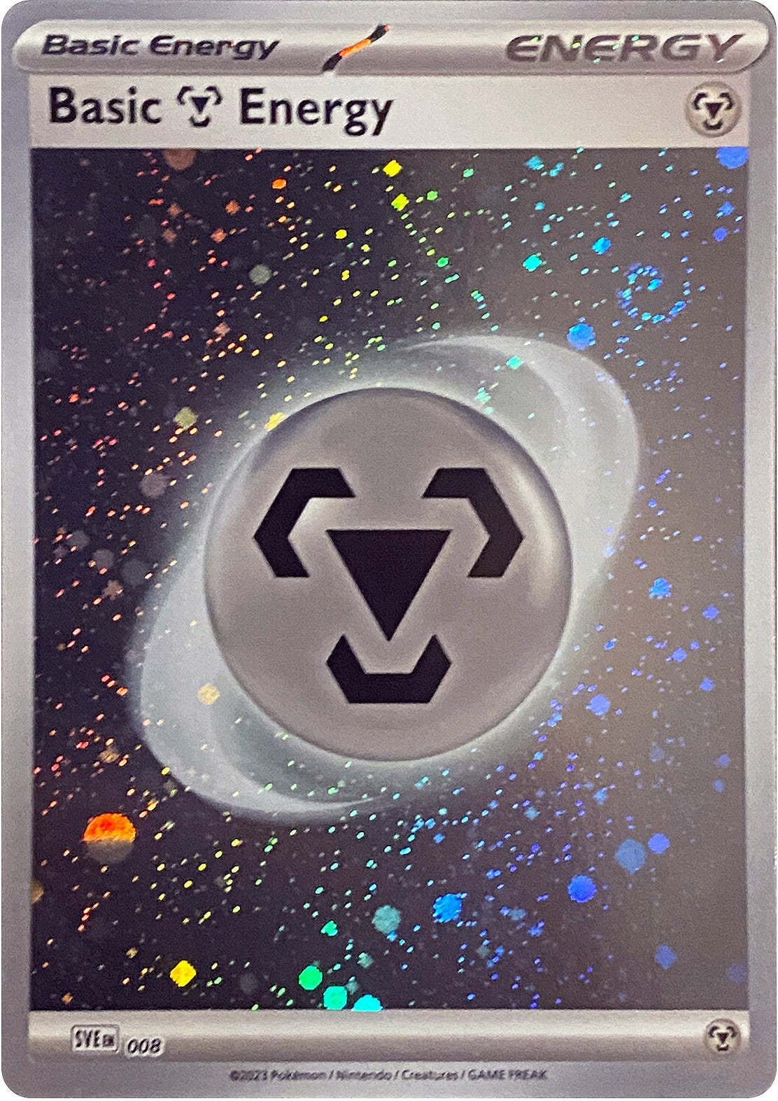 Basic Metal Energy (008) (Cosmos Holo) [Scarlet & Violet: Base Set] | North Valley Games