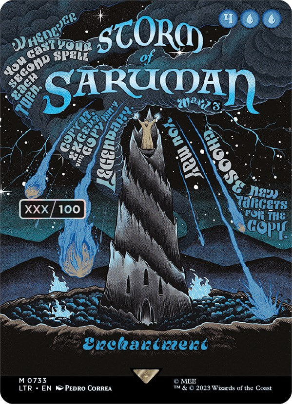 Storm of Saruman (Borderless Poster) (Serialized) [The Lord of the Rings: Tales of Middle-Earth] | North Valley Games