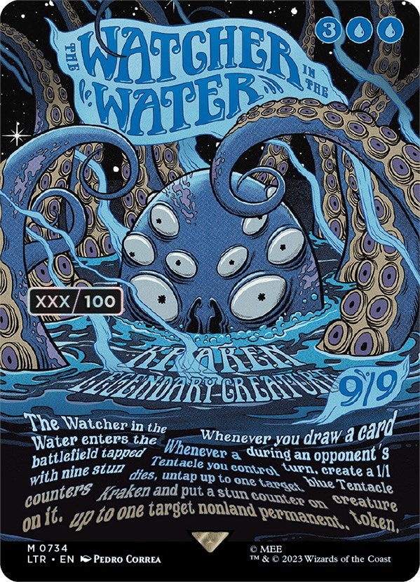 The Watcher in the Water (Borderless Poster) (Serialized) [The Lord of the Rings: Tales of Middle-Earth] | North Valley Games