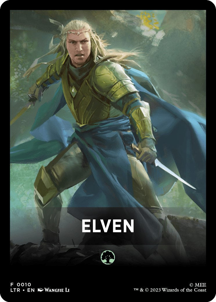 Elven Theme Card [The Lord of the Rings: Tales of Middle-Earth] | North Valley Games