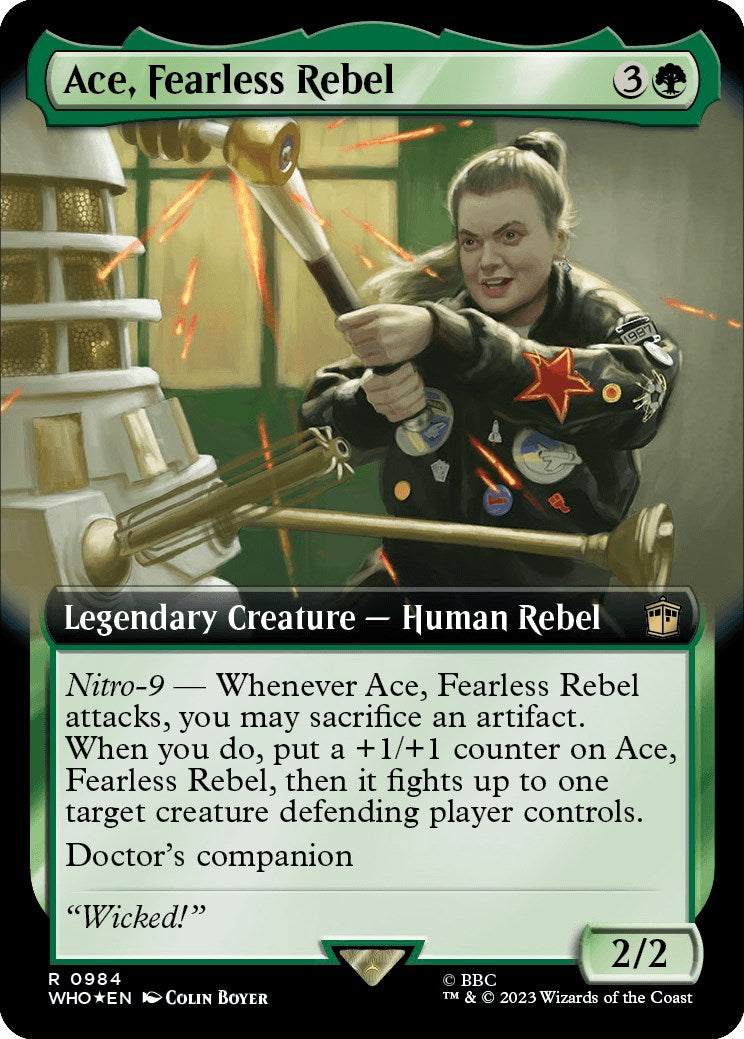 Ace, Fearless Rebel (Extended Art) (Surge Foil) [Doctor Who] | North Valley Games