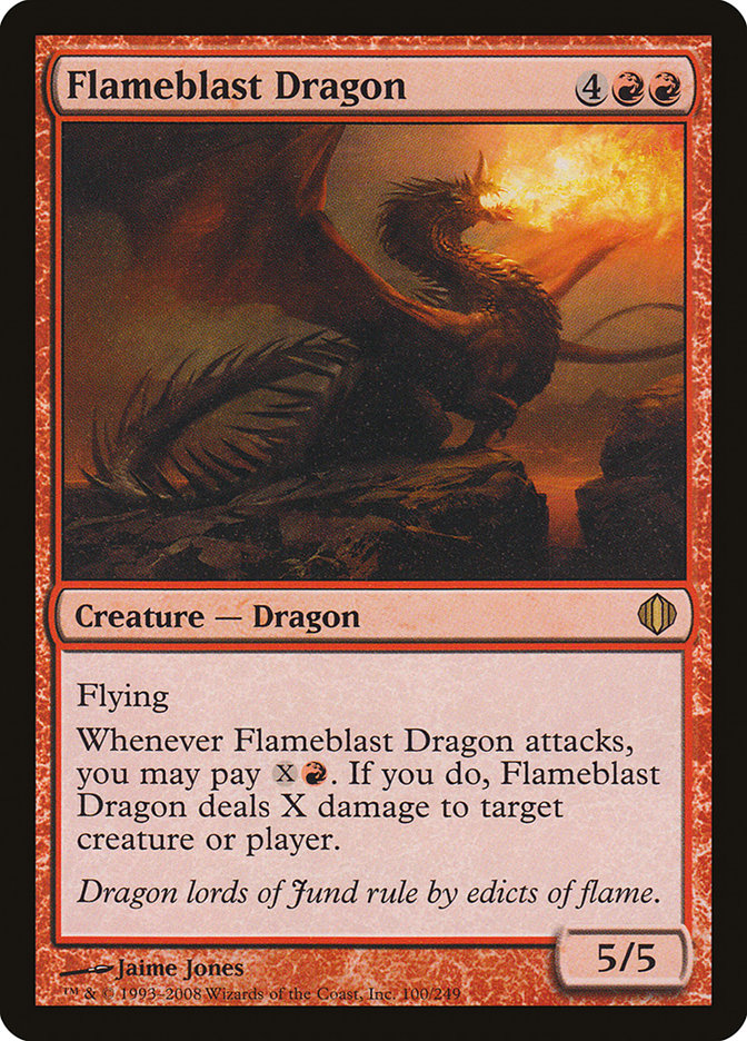 Flameblast Dragon [Shards of Alara] | North Valley Games