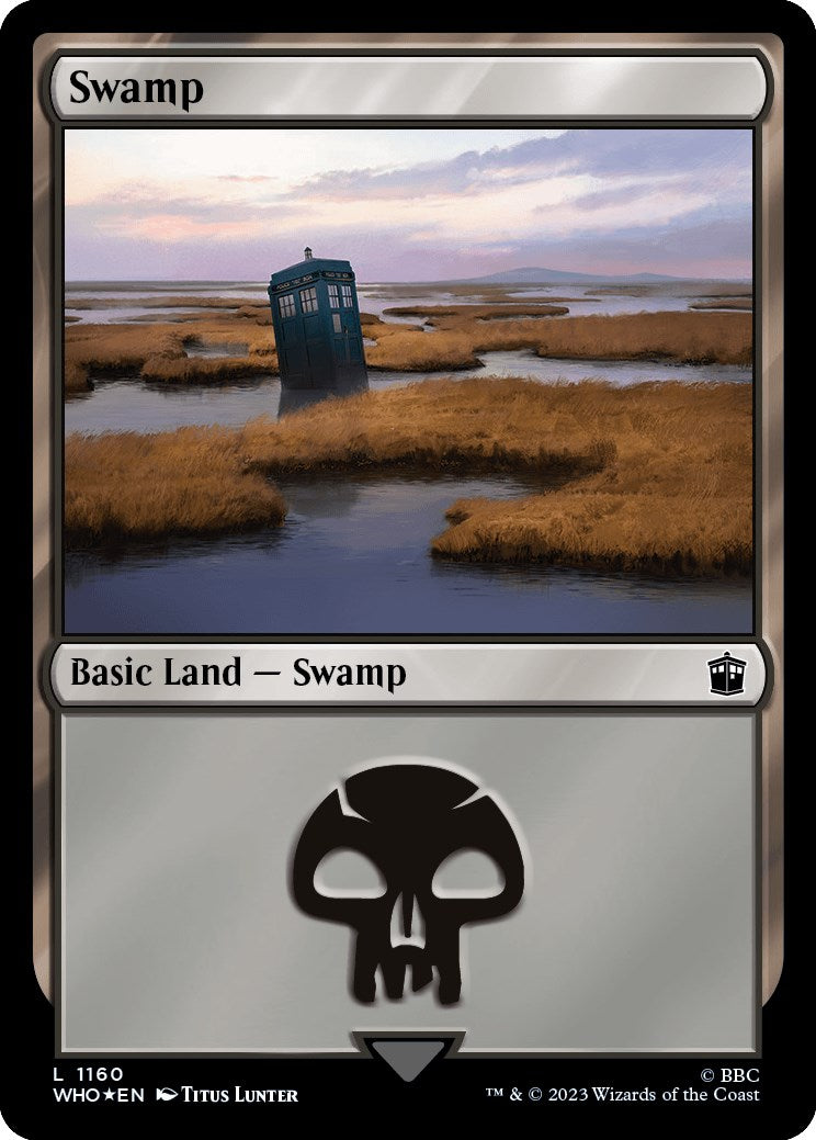 Swamp (1160) (Surge Foil) [Doctor Who] | North Valley Games