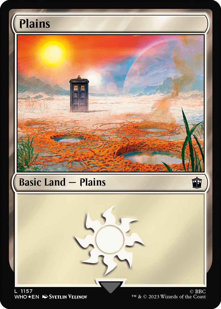Plains (1157) (Surge Foil) [Doctor Who] | North Valley Games