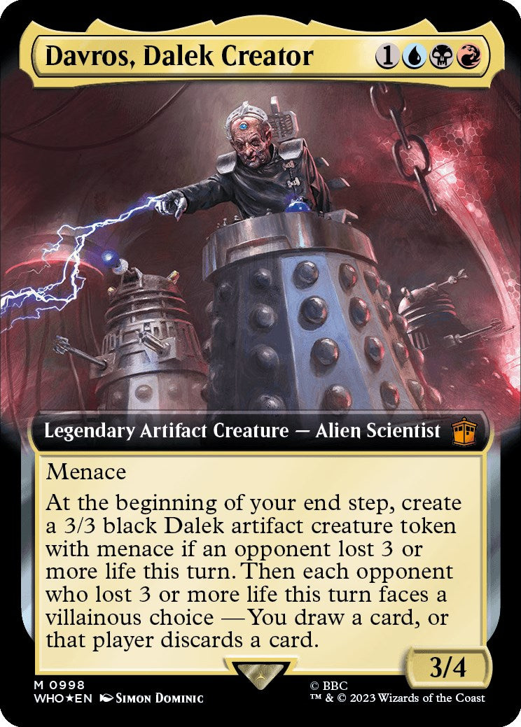 Davros, Dalek Creator (Extended Art) (Surge Foil) [Doctor Who] | North Valley Games