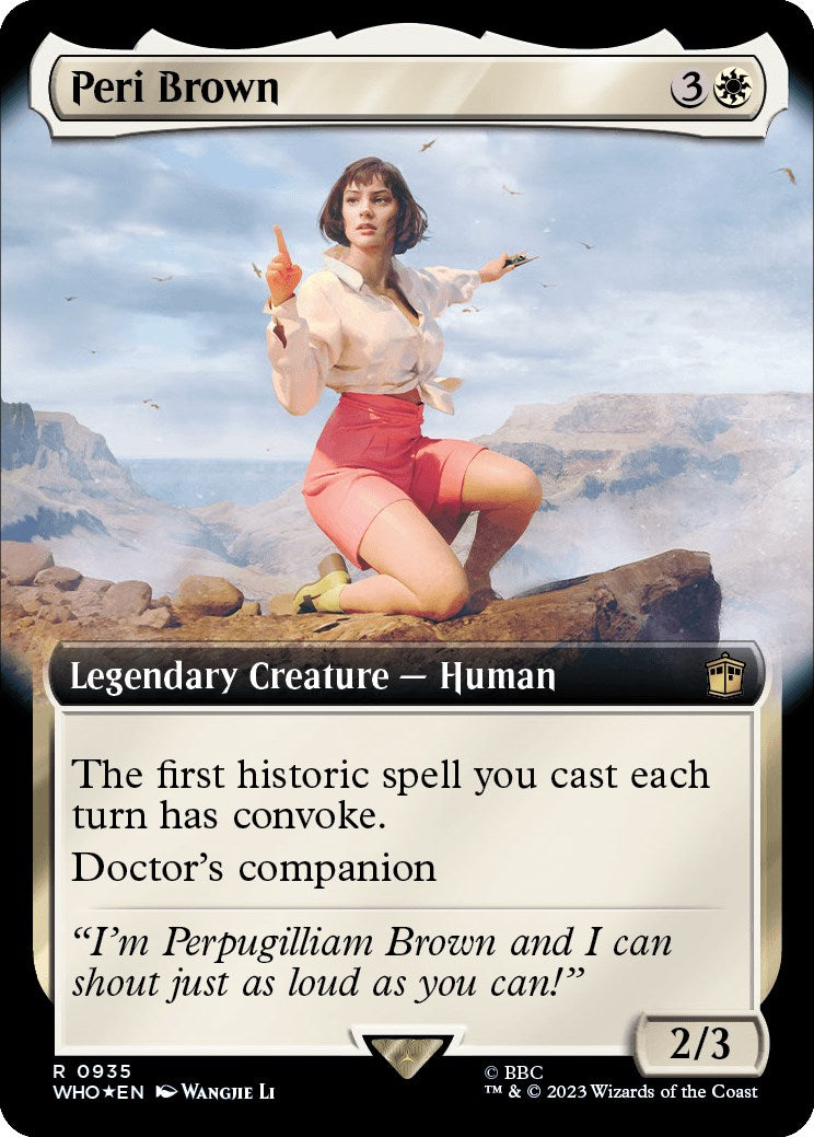 Peri Brown (Extended Art) (Surge Foil) [Doctor Who] | North Valley Games