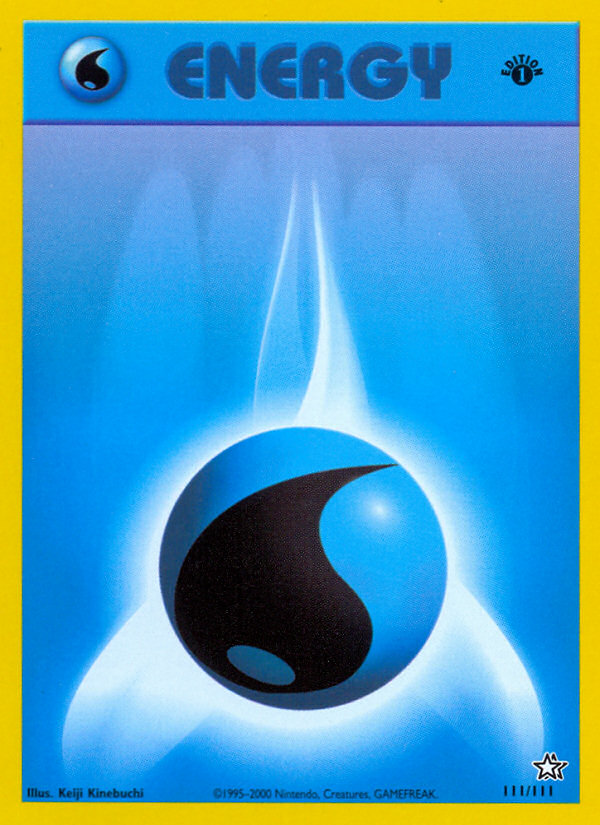 Water Energy (111/111) [Neo Genesis 1st Edition] | North Valley Games