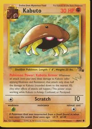 Kabuto (50/62) (W Stamped Promo) [Fossil Unlimited] | North Valley Games