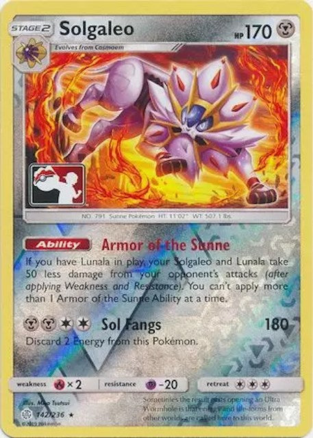 Solgaleo (142/236) [League & Championship Cards] | North Valley Games