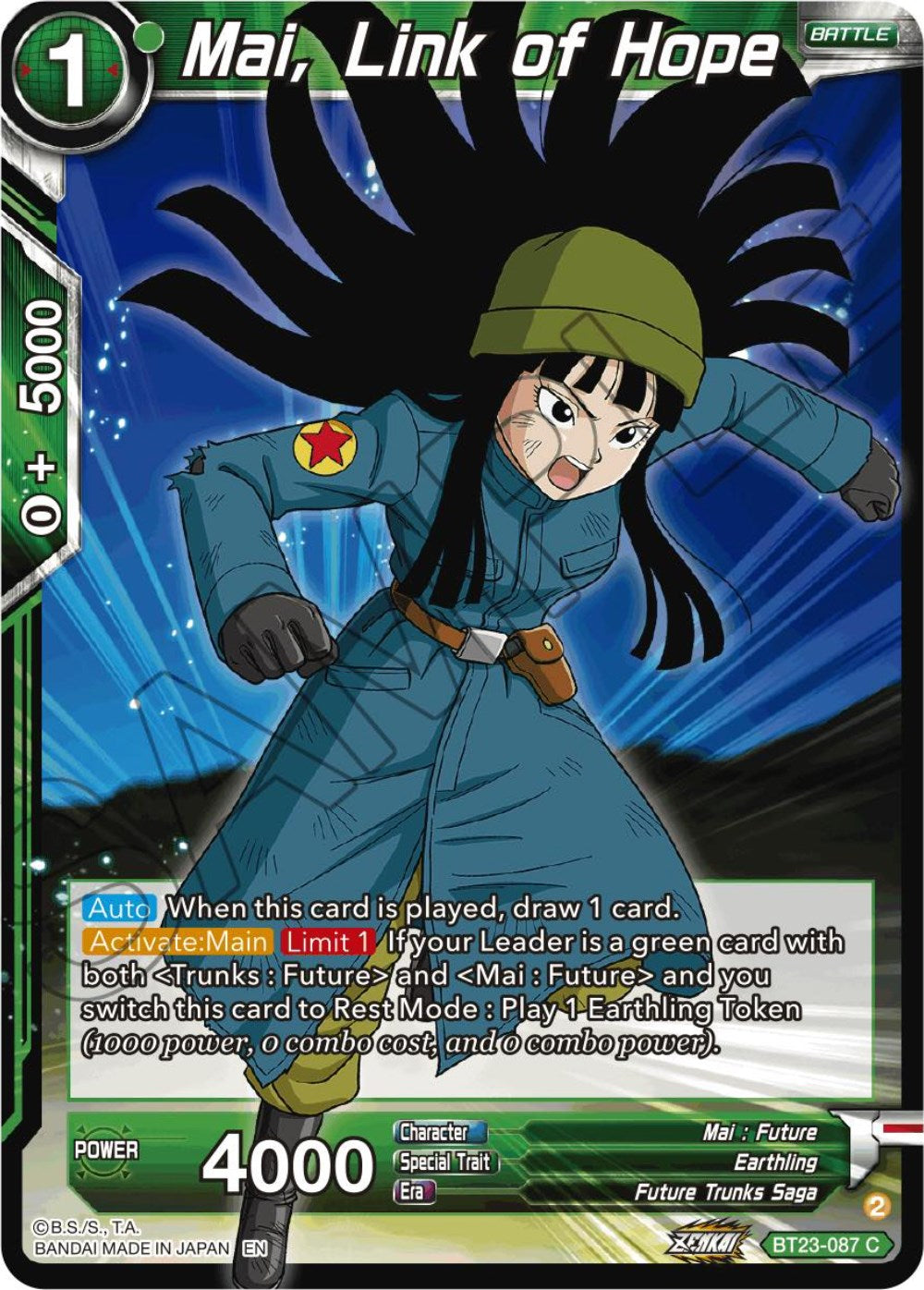 Mai, Link of Hope (BT23-087) [Perfect Combination] | North Valley Games