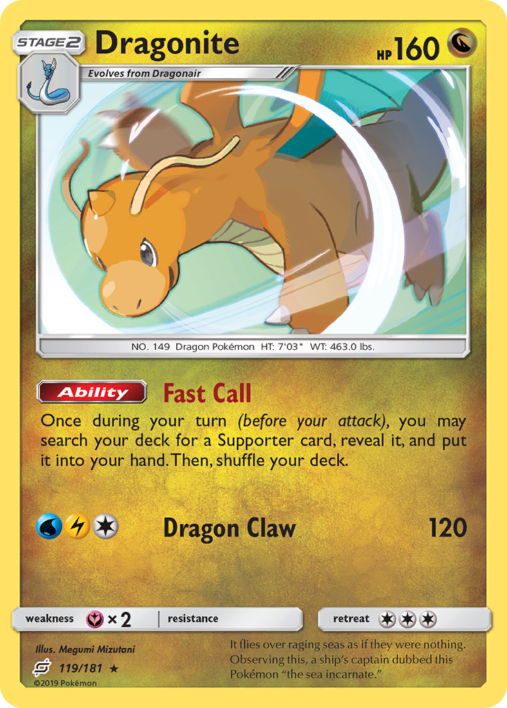 Dragonite (119/181) [Sun & Moon: Team Up] | North Valley Games