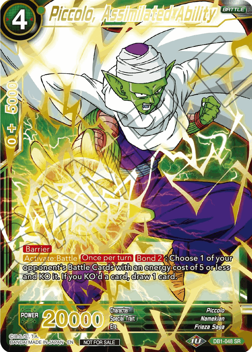 Piccolo, Assimilated Ability (Alt. Art Card Set 2023 Vol. 1) (DB1-048) [Tournament Promotion Cards] | North Valley Games