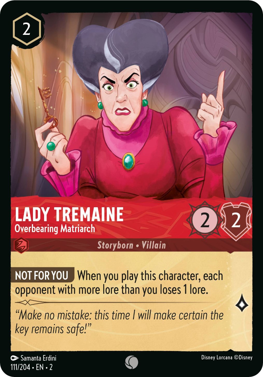 Lady Tremaine - Overbearing Matriarch (111/204) [Rise of the Floodborn] | North Valley Games