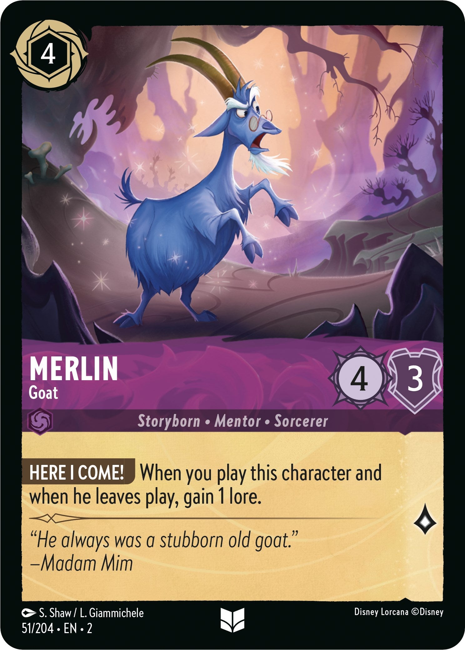 Merlin - Goat (51/204) [Rise of the Floodborn] | North Valley Games