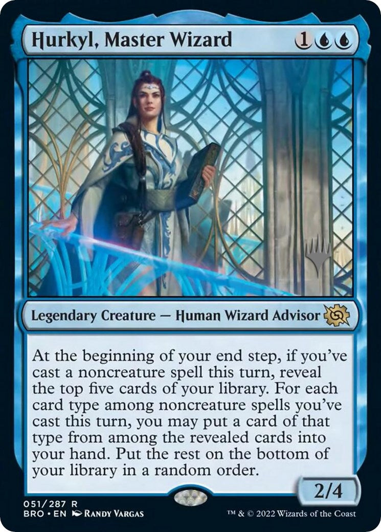 Hurkyl, Master Wizard (Promo Pack) [The Brothers' War Promos] | North Valley Games