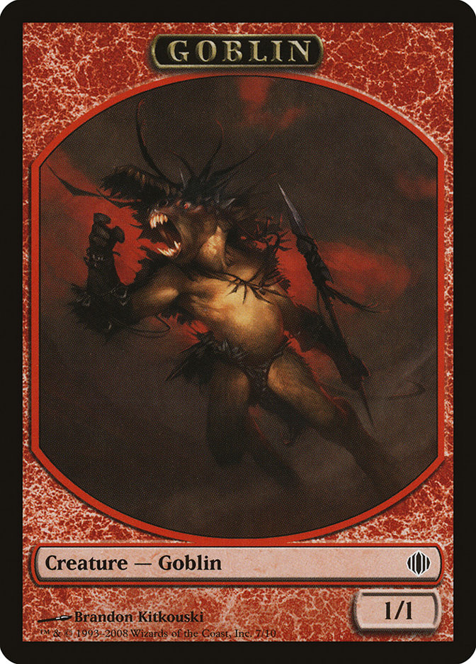 Goblin Token [Shards of Alara Tokens] | North Valley Games