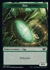 Egg // Knight Double-Sided Token [Double Masters 2022 Tokens] | North Valley Games