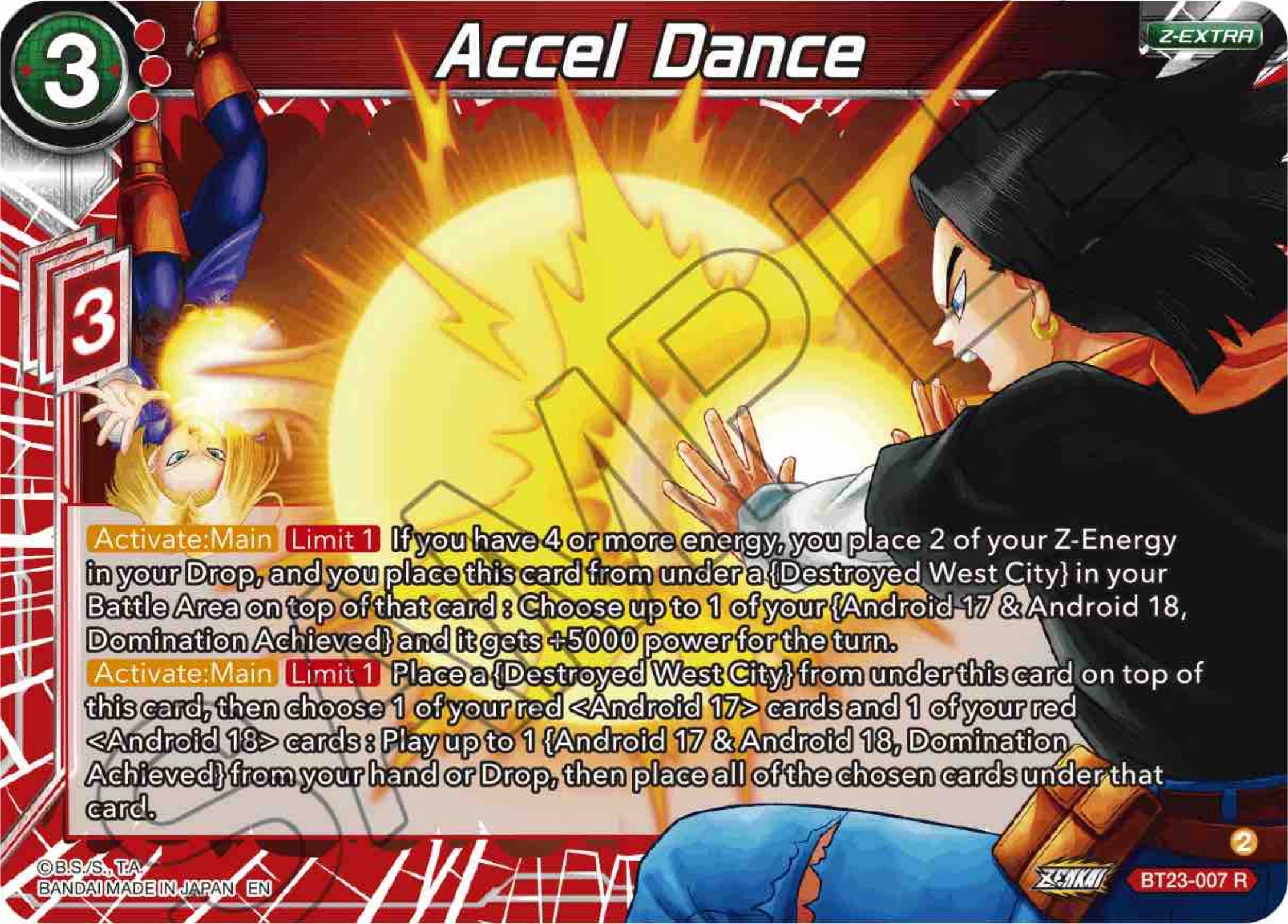 Accel Dance (BT23-007) [Perfect Combination] | North Valley Games