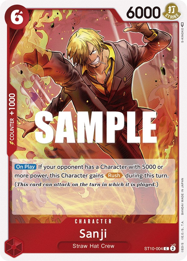 Sanji [Ultimate Deck - The Three Captains] | North Valley Games