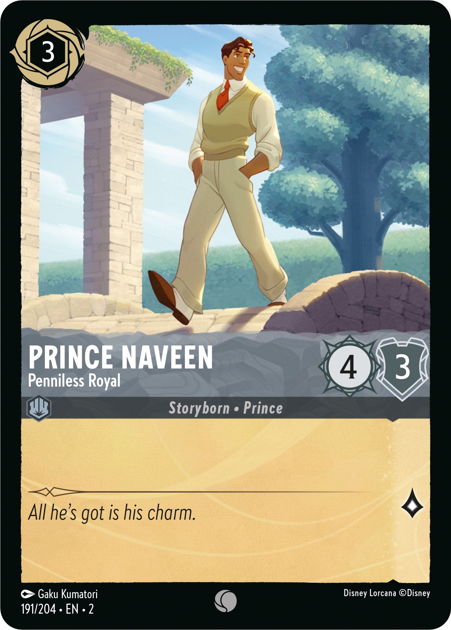 Prince Naveen - Penniless Royal (191/204) [Rise of the Floodborn] | North Valley Games