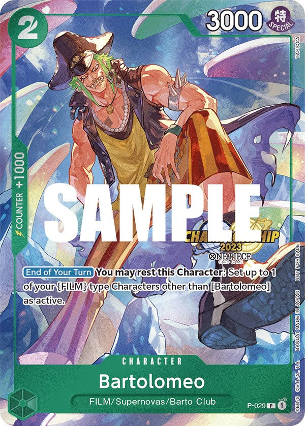 Bartolomeo (CS 2023 Event Pack) [One Piece Promotion Cards] | North Valley Games