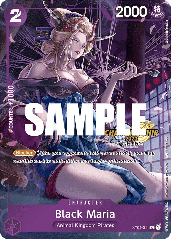 Black Maria (CS 2023 Celebration Pack) [One Piece Promotion Cards] | North Valley Games