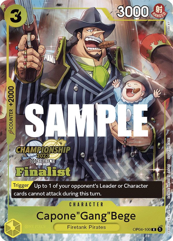 Capone"Gang"Bege (CS 2023 Top Players Pack) [Finalist] [One Piece Promotion Cards] | North Valley Games