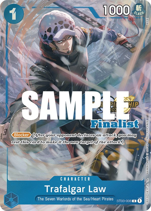 Trafalgar Law (CS 2023 Top Players Pack) [Finalist] [One Piece Promotion Cards] | North Valley Games