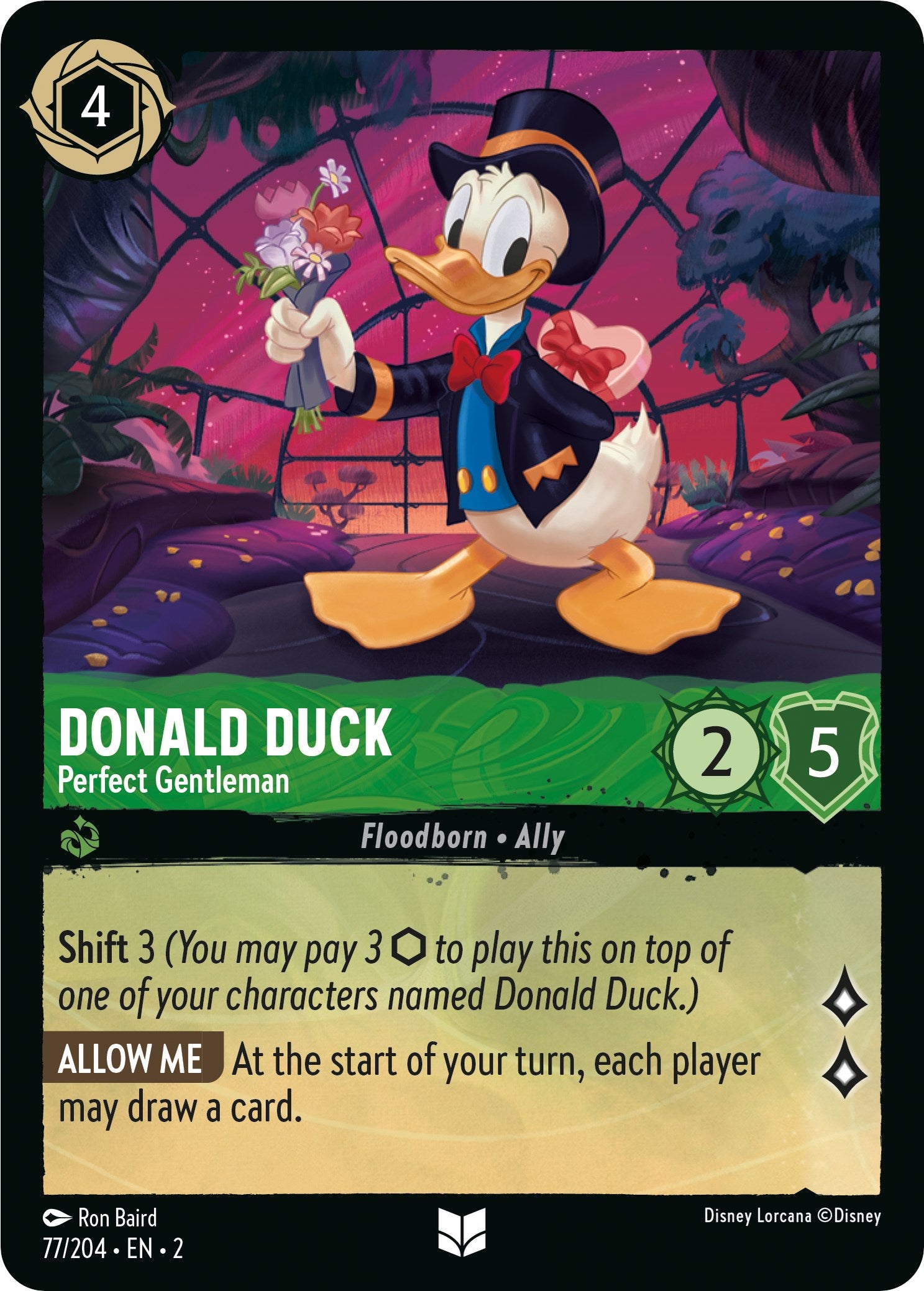 Donald Duck - Perfect Gentleman (77/204) [Rise of the Floodborn] | North Valley Games