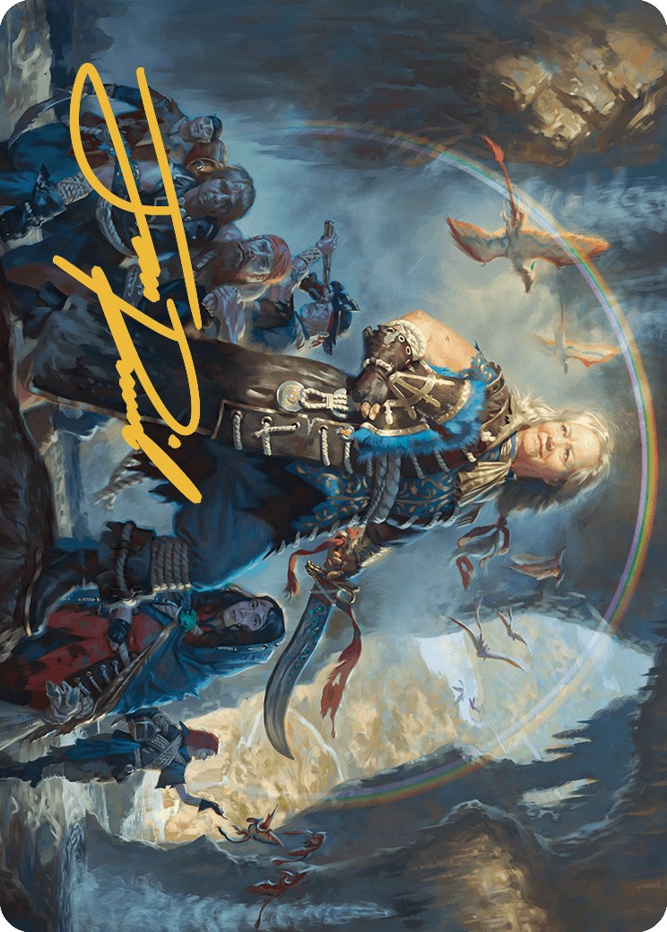 Admiral Brass, Unsinkable Art Card (Gold-Stamped Signature) [The Lost Caverns of Ixalan Art Series] | North Valley Games