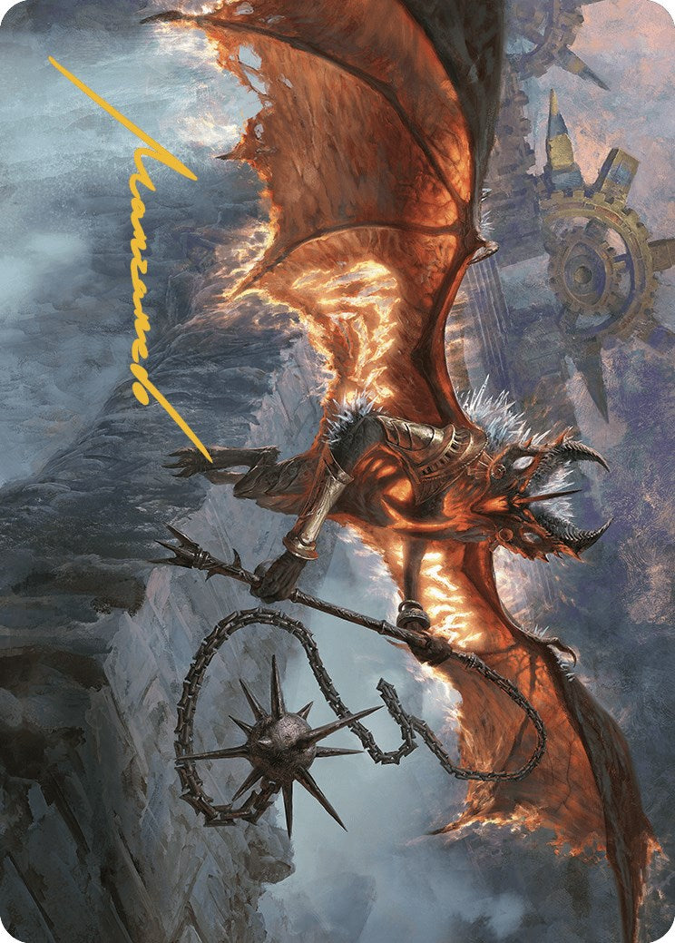 Bloodletter of Aclazotz Art Card (15/81) (Gold-Stamped Signature) [The Lost Caverns of Ixalan Art Series] | North Valley Games