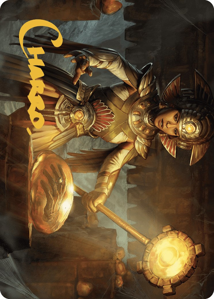 Curator of Sun's Creation Art Card (Gold-Stamped Signature) [The Lost Caverns of Ixalan Art Series] | North Valley Games