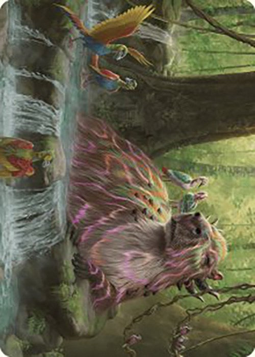 Basking Capybara Art Card [The Lost Caverns of Ixalan Art Series] | North Valley Games